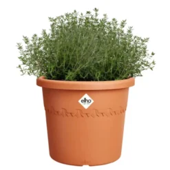 Pot en plastique recyclé Terra Elho Algarve Cilindro - Ø 58 x H 48 cm
