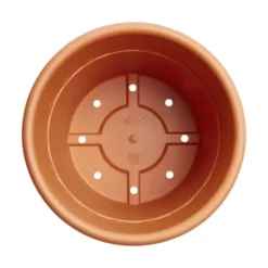 Pot en plastique recyclé Terra Elho Algarve Cilindro - Ø 58 x H 48 cm