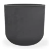 Pot en polypropylène coloris gris anthracite Eda Basalt Up - Ø 48,5 x H 46,2 cm