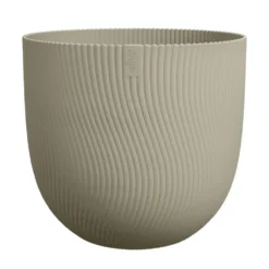 Pot en polypropylène vert scandinave Elho Sereh Round - Ø 39 x 33,3 cm