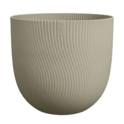 Pot en polypropylène vert scandinave Elho Sereh Round - Ø 39 x 33,3 cm
