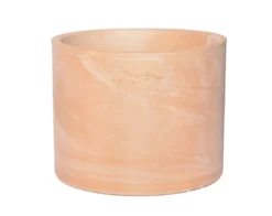 Pot en terre claire Poterie Goicoechea cylindre - Ø 44 x H 34 cm