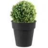 Pot horticole en acier peint anthracite Ø 37 x H 32 cm