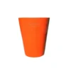 Pot Mazagran orange en terre cuite émaillée H 63 x Ø 55 cm