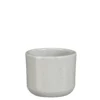 Pot rond coloris gris en céramique Fedor Mica Decorations - 7 x Ø 7 cm