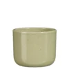 Pot rond coloris vert en céramique Fedor Mica Decorations - 10,5 x Ø 12,5 cm