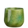Pot rond coloris vert en terre cuite Hugo Mica Decorations - 21 x 22 cm
