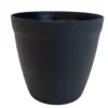 Pot rond lilo Poetic botanic® coloris gris en plastique recyclé 20,8 L - Ø 35 cm