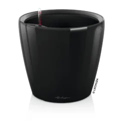 Pot à réserve d'eau Classico coloris noir en plastique - Ø 36 x 32,5 cm