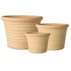 Pot strié gamme cocio liso Ø 24 cm