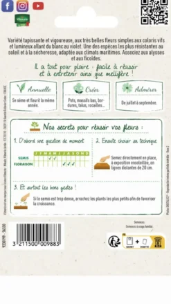 Pourpier Simple varié Vilmorin - graines à semer