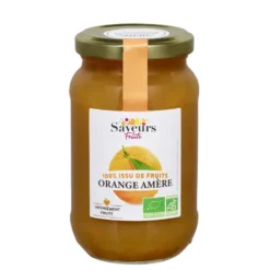 Préparation bio 100 % fruits orange amère Saveurs Attitudes - 310 g