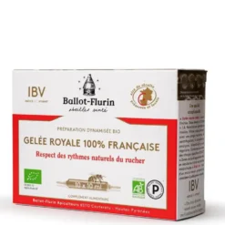 Préparation dynamisée bio Gelée royale Ballot Flurin - 10 ampoules x 10 ml