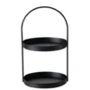 Présentoir de table en fer noir Joko - 27 x 26 x 44 cm