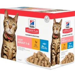 Pâtée féline adulte light multipack 12 x 85 g