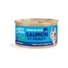 Pâtée pour chat adulte au saumon et au poulet morceaux en sauce sans céréales Edgard & Cooper - 85 g