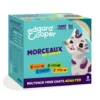 Pâtée pour chat adulte multipack morceaux en sauce sans céréales Edgard & Cooper - 8 x 85 g