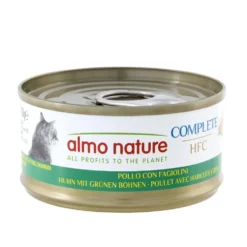 Pâtée pour chat complète HFC au poulet et haricots verts Almo Nature - 70 g