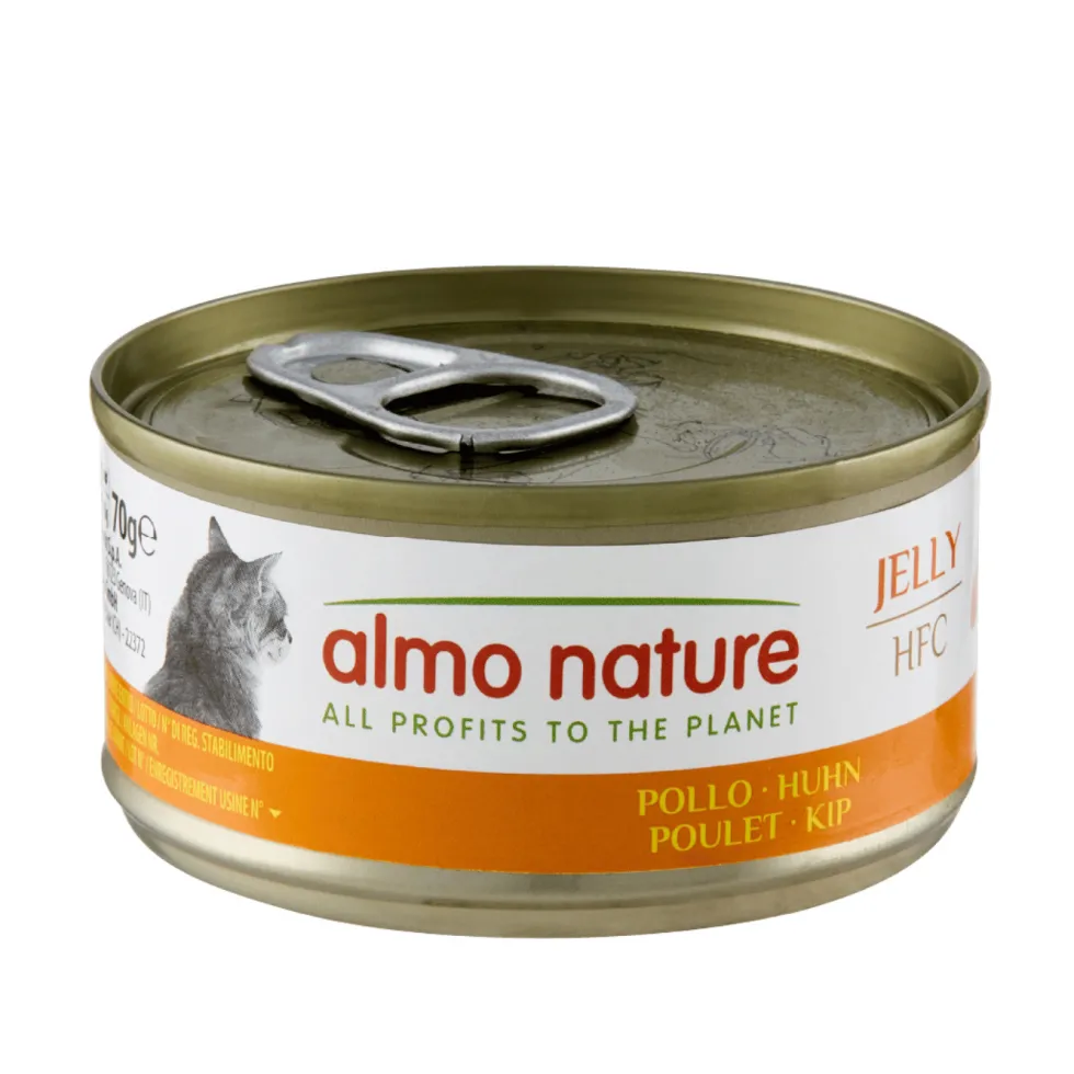 Pâtée pour chat HFC Jelly au poulet Almo Nature - 70 g