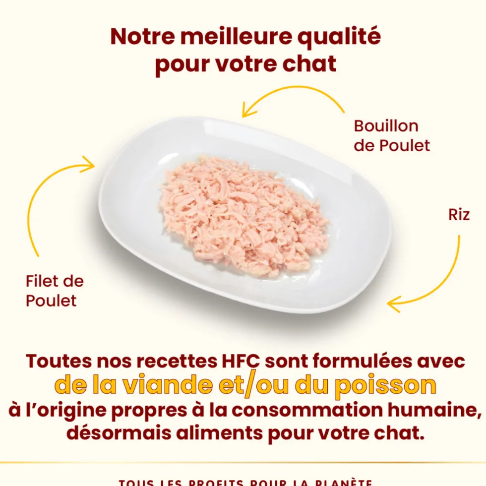Pâtée pour chat HFC Jelly au poulet Almo Nature - 70 g