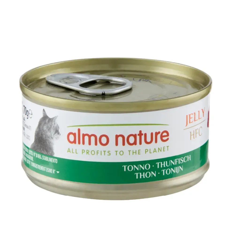 Pâtée pour chat HFC Jelly au thon Almo Nature - 70 g