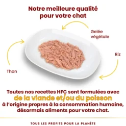 Pâtée pour chat HFC Jelly au thon Almo Nature - 70 g