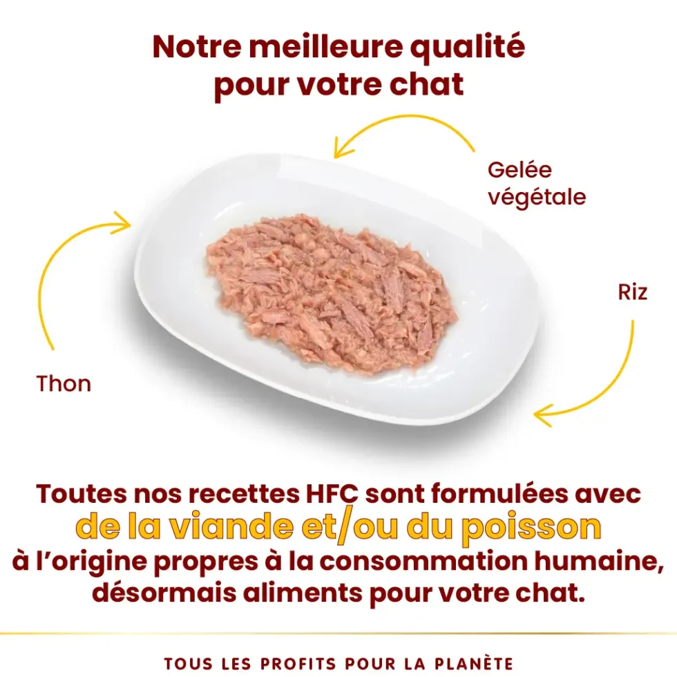 Pâtée pour chat HFC Jelly au thon Almo Nature - 70 g