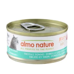 Pâtée pour chat HFC Jelly à la truite et au thon Almo Nature - 70 g