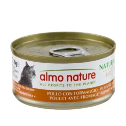 Pâtée pour chat HFC Natural au poulet et fromage Almo Nature - 70 g