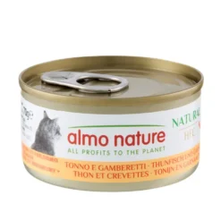 Pâtée pour chat HFC Natural au thon et crevettes Almo Nature - 70 g