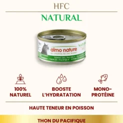 Pâtée pour chat HFC Natural au thon du Pacifique Almo Nature - 70 g