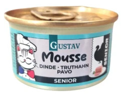 Pâtée pour chat senior mousse à la dinde Bubimex Gustav - 85 g