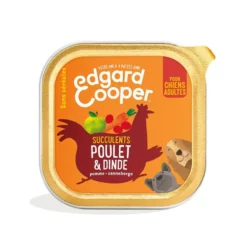 Pâtée pour chien adulte au poulet et à la dinde sans céréales Edgard & Cooper - 150 g