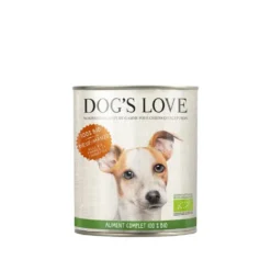 Pâtée pour chien au bœuf bio - boite de 800 g