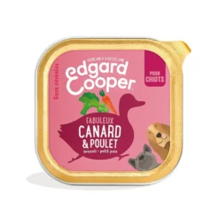 Pâtée pour chiot au canard et au poulet sans céréales Edgard & Cooper - 150 g