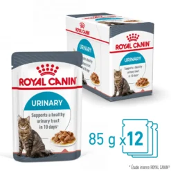 Pâtées pour chat adulte émincés en sauce Royal Canin Urinary Care - 12 x 85 g