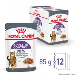 Pâtées pour chat émincés en sauce Royal Canin Appetite Control Care - 12 x 85 g