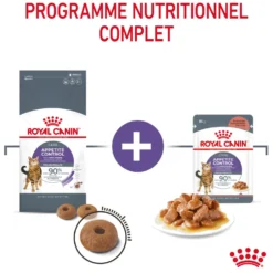 Pâtées pour chat émincés en sauce Royal Canin Appetite Control Care - 12 x 85 g