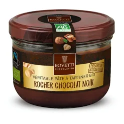Pâtes à tartiner-noisettes/chocolat noir Rocher Bovetti - 200 g