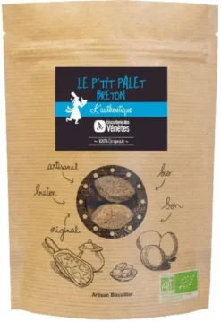 P’tit Palet Breton bio. Le sachet de 125 g