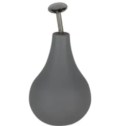 Pulvérisateur forme poire gris taille L - Ø 10,3 x H 20,7 cm