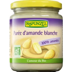 Purée d’amande blanche pot verre 250g
