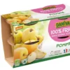 Purée de fruits 100% pomme bio - 4 x 100g