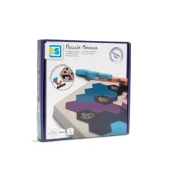 Puzzle abeille multicolore en bois