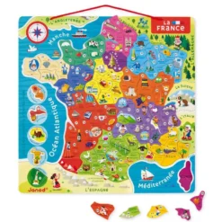 Puzzle France magnétique 36x36 cm 7-12 ans