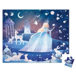 Puzzle féérie des glaces en carton Juratoys - 54 pièces