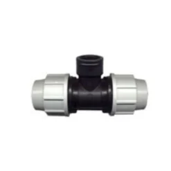 Raccord de compression avec té taraude Plasson 20 x 27 x Ø 32 mm
