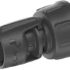 Raccord nez de robinet 1/2 Micro-Drip Quick & Easy coloris noir Gardena - 13 mm