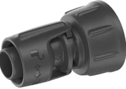 Raccord nez de robinet 1/2 Micro-Drip Quick & Easy coloris noir Gardena - 13 mm