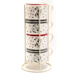 Rack 4 tasses Melian - 7 x 5,4 x 9,5 cm